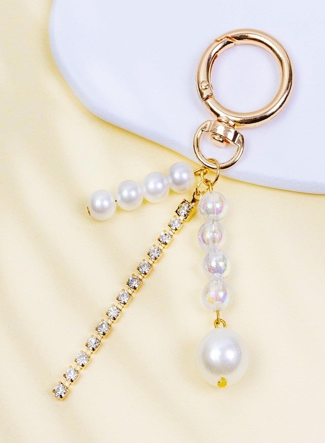 JIMYICLR Gold Beach Bag Keychain Starfish Pearl Seashell Purse Charms for Handbags Cute Bag Charm Accessories for Women - Image 5